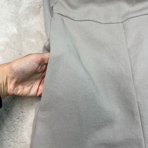 Babaton Romper Size 4 Nude Cropped Off Shoulder Wide Leg Sleeveless Romper Ruffl - Picture 5 of 16